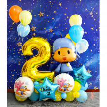 Globos #Nuevos de #Pocoyo!!!  Birthday balloons, Birthday party