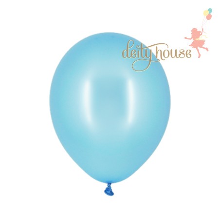 11" Metallic Balloon - Light Blue