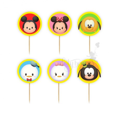 Cupcake Topper - Tsum Tsum