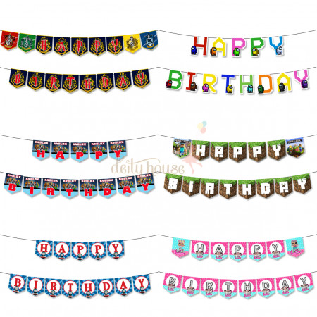 Birthday Paper Bunting - Roblox